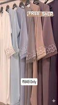 Al Zahra Abaya Embroidery Abaya Prada Fabric (Imported)
