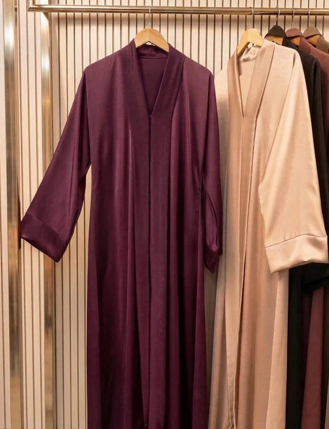 Dubai Abaya Kimono Style Abaya Tiktok Fabric (Imported)