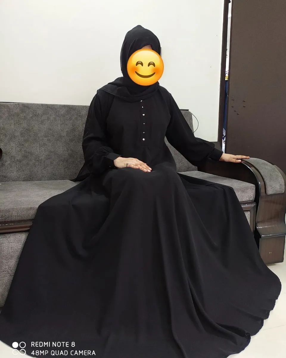 Mayra Abaya Big Flared Abaya with Cuffed Sleeves