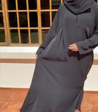 Raghiba Zipper Abaya Basic Abaya Daily Wear Abaya