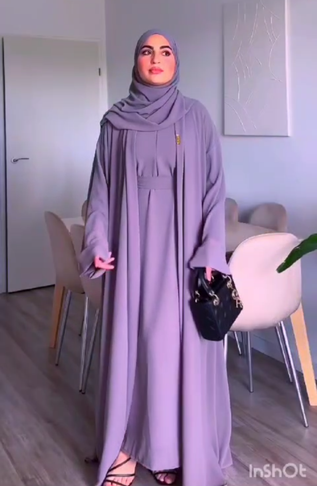 Sheeba Abaya Double Layered Shrug Abaya Kashibo Fabric Abaya
