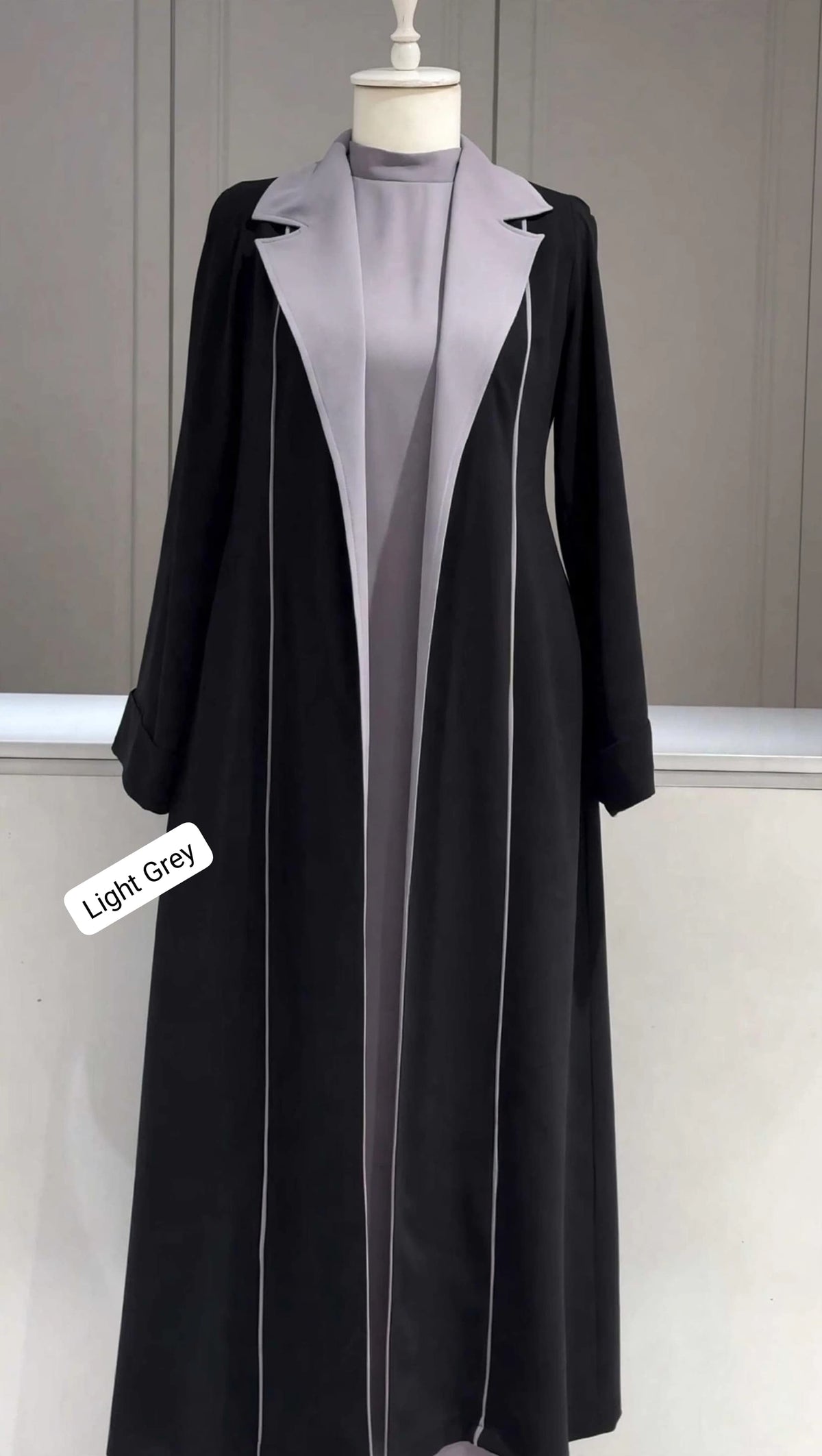 Al Kiswah Coat Abaya Korean Prada Fabric Abaya 2Pc Shrug Abaya (Imported) (UAE)