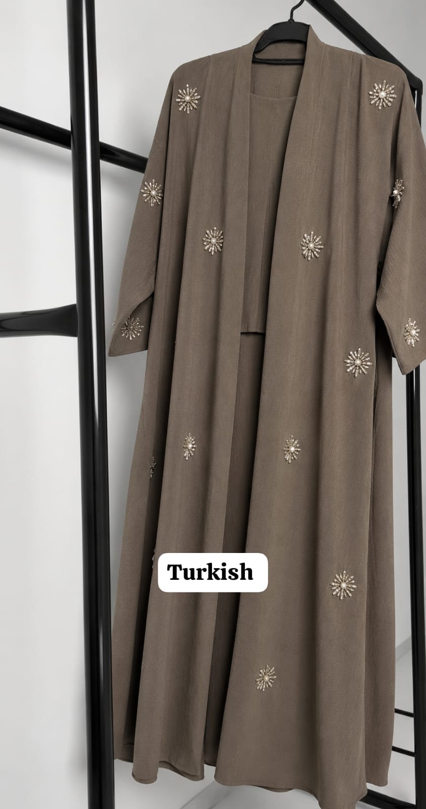 Ayzal Abaya Handwork Abaya Tiktok Fabric Abaya (Imported)
