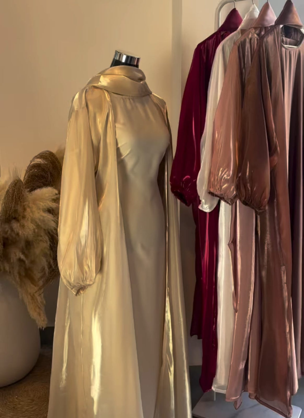 Al Hayaa Luxe Abaya Organza 2pc Shrug Abaya (Imported)