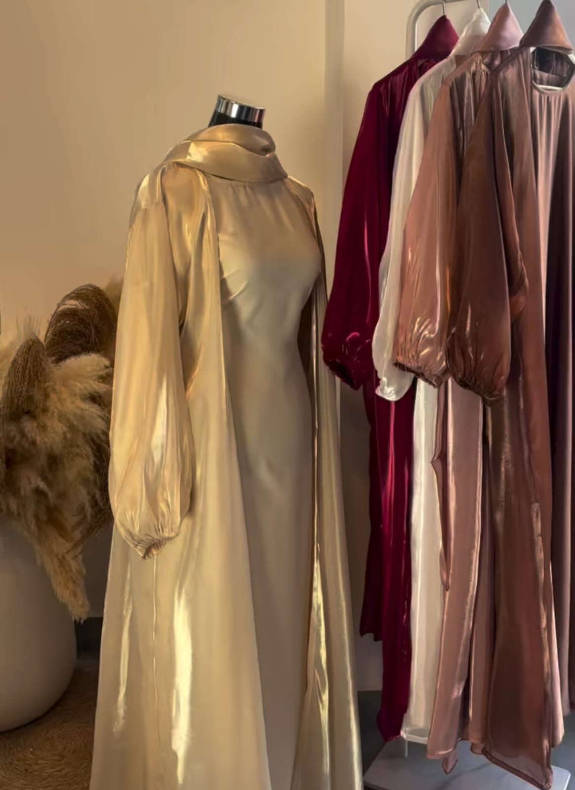 Al Hayaa Luxe Abaya Organza 2pc Shrug Abaya (Imported)