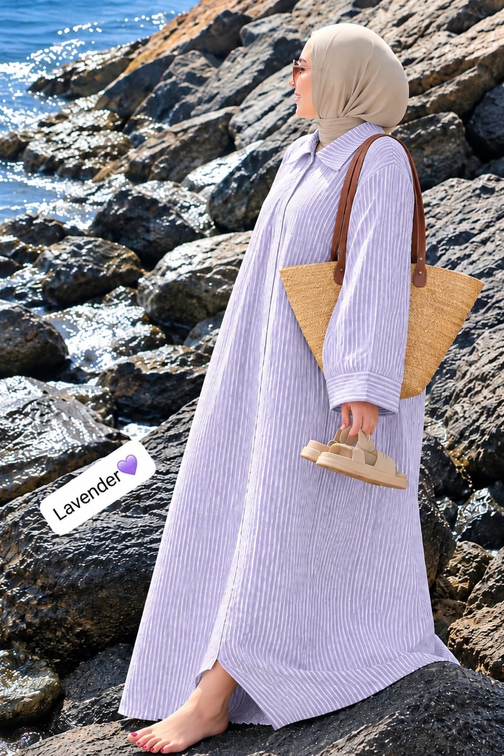 Turkey Lining Shirt Abaya