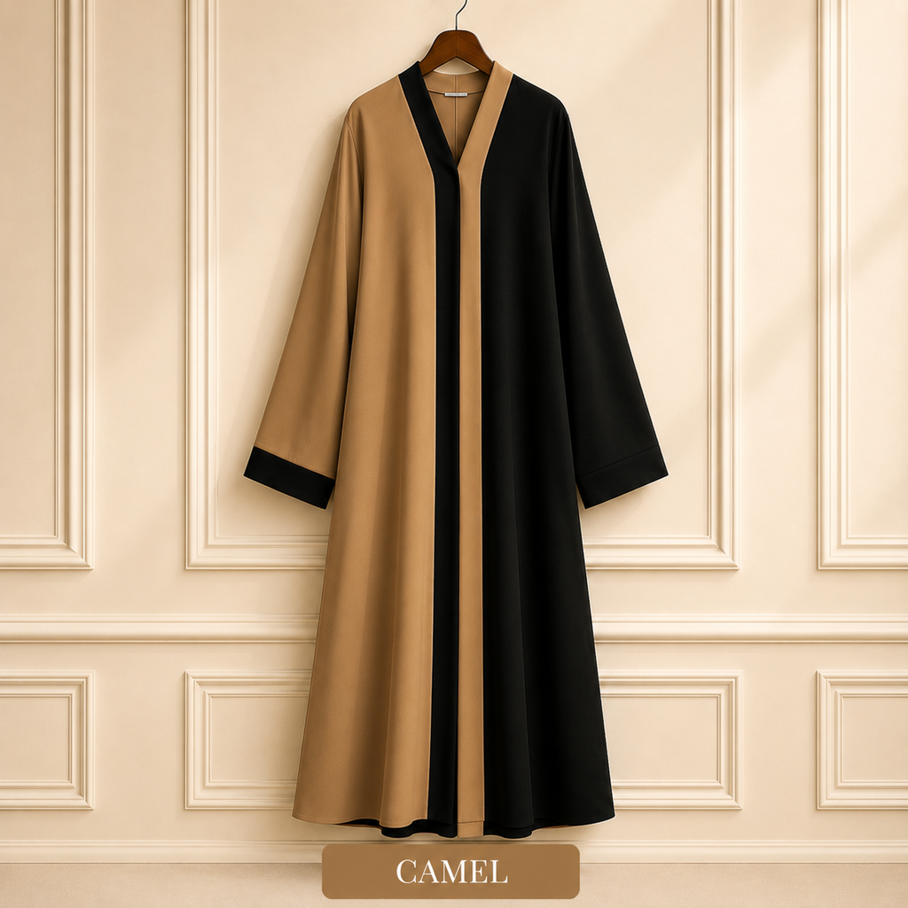 Al Rihana Abaya Designer Abaya  Tiktok Fabric (Imported)