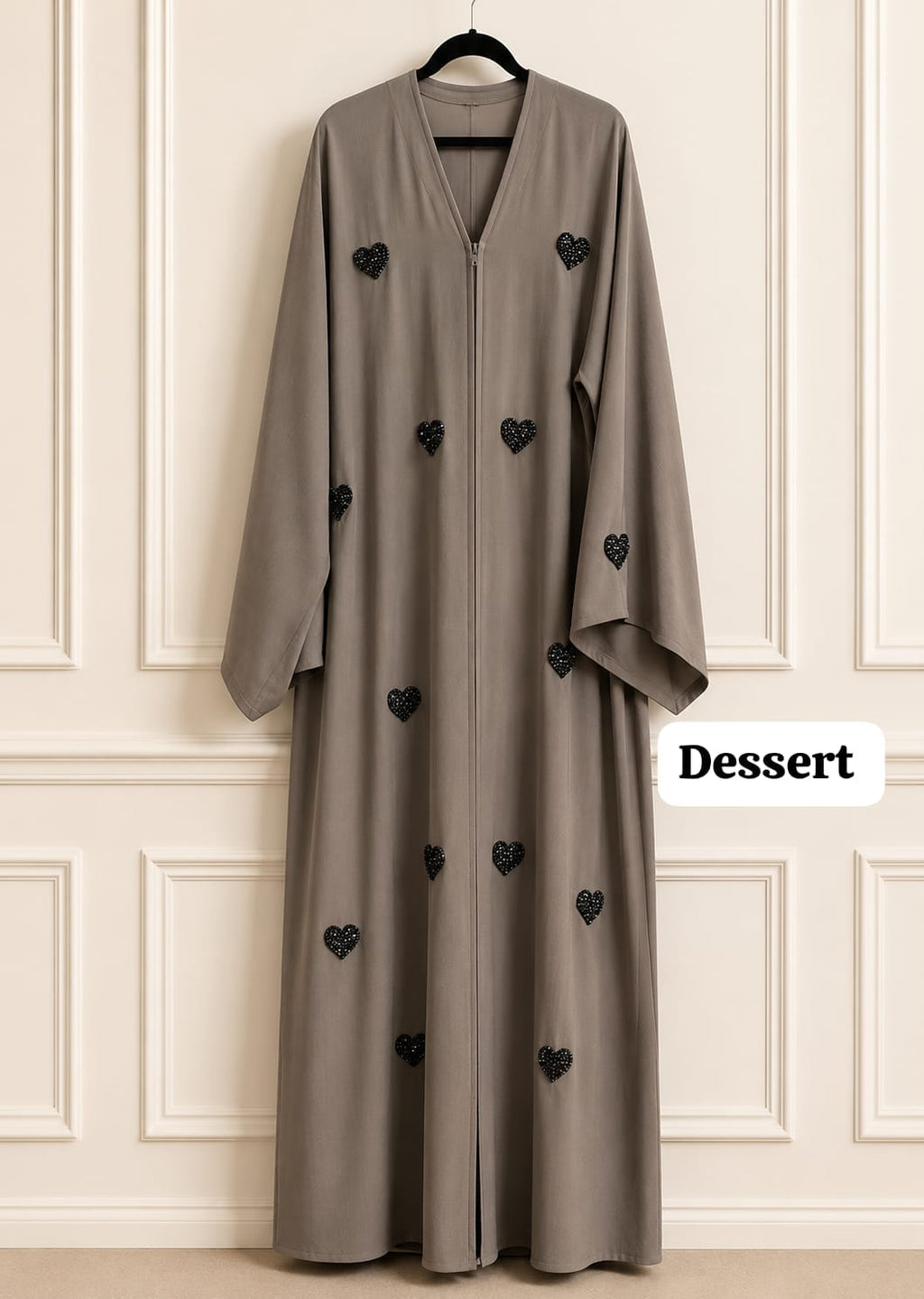 Heart Handwork Abaya Tiktok Fabric Abaya (Imported)