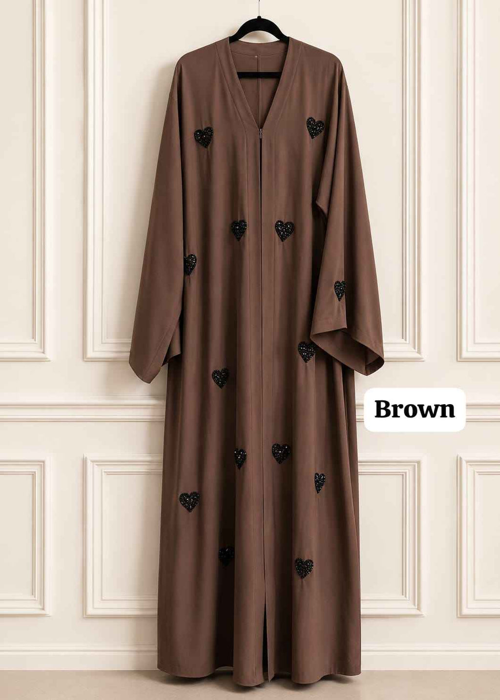 Heart Handwork Abaya Tiktok Fabric Abaya (Imported)