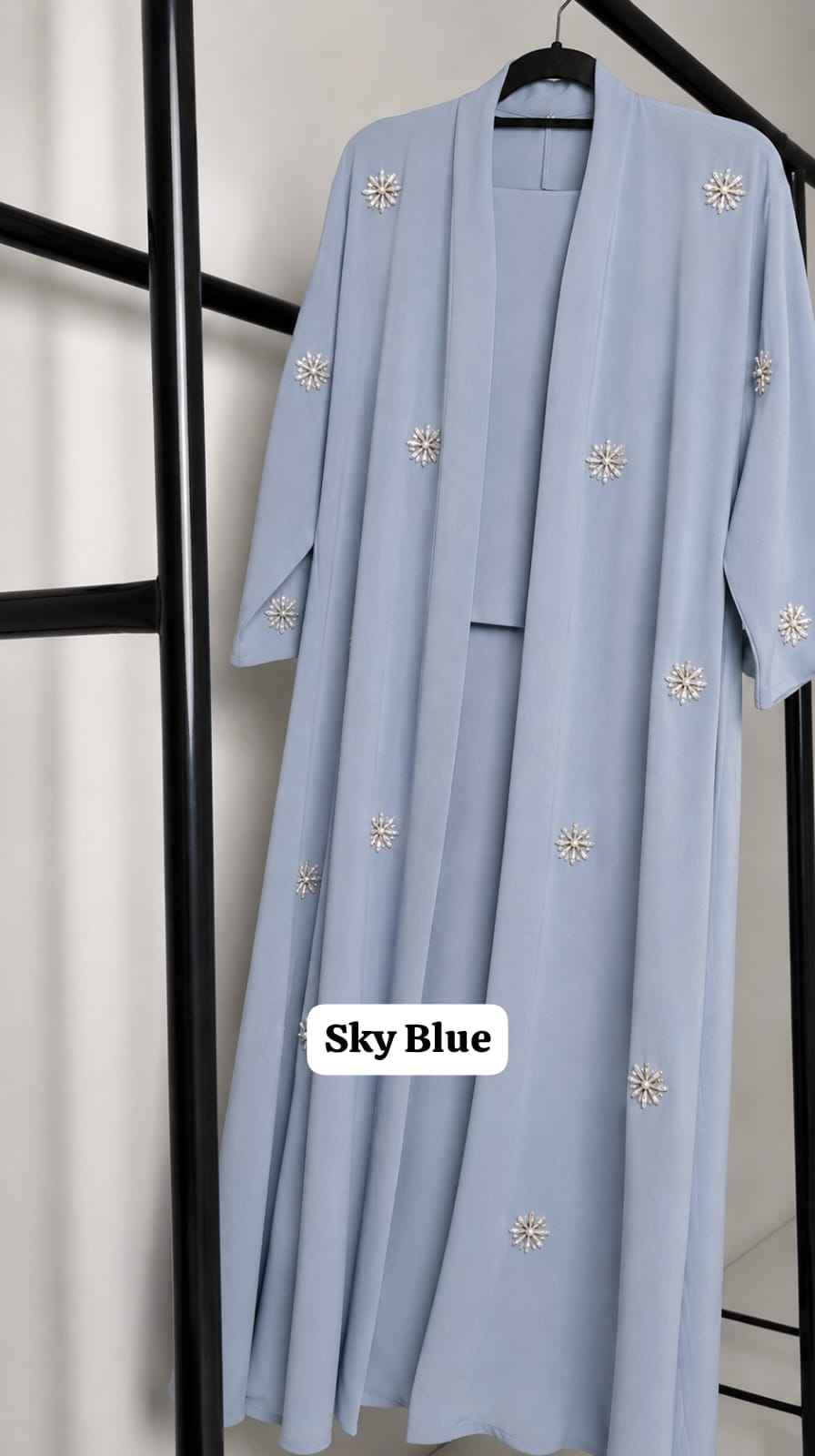 Ayzal Abaya Handwork Abaya Tiktok Fabric Abaya (Imported)