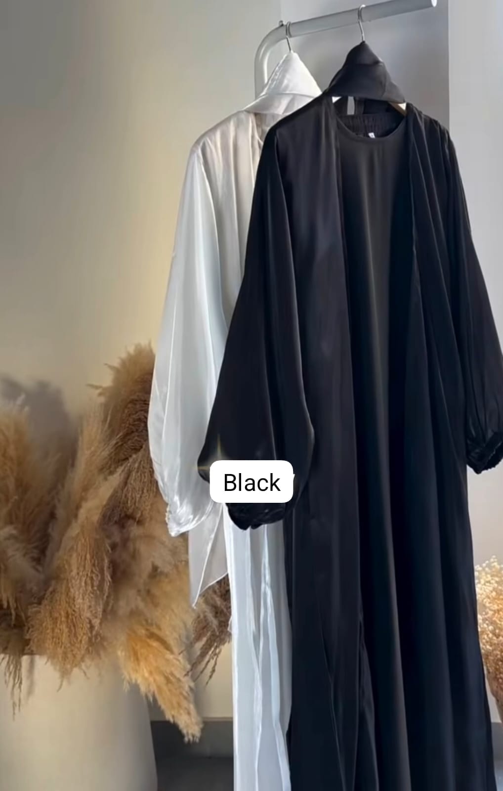 Al Hayaa Luxe Abaya Organza 2pc Shrug Abaya (Imported)