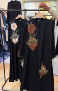 Al Aasiya Abaya Handwork Abaya  Tiktok Fabric (Imported)