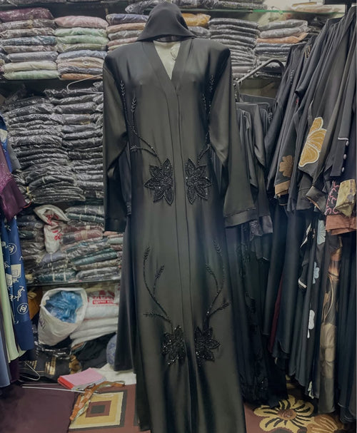Al Jumana Abaya Handwork Abaya TiktokFabric (Imported)