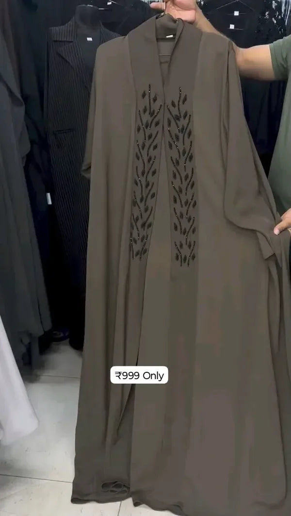 Al Amanah Abaya Imported Handwork Abaya (Imported Zoom)