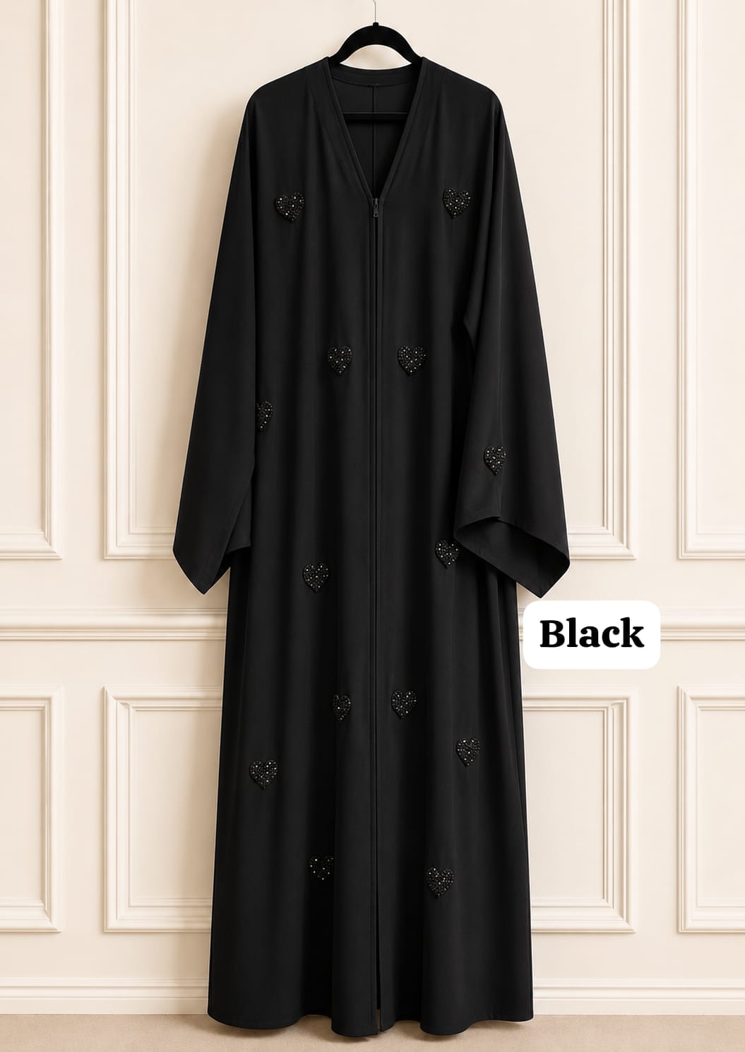 Heart Handwork Abaya Tiktok Fabric Abaya (Imported)
