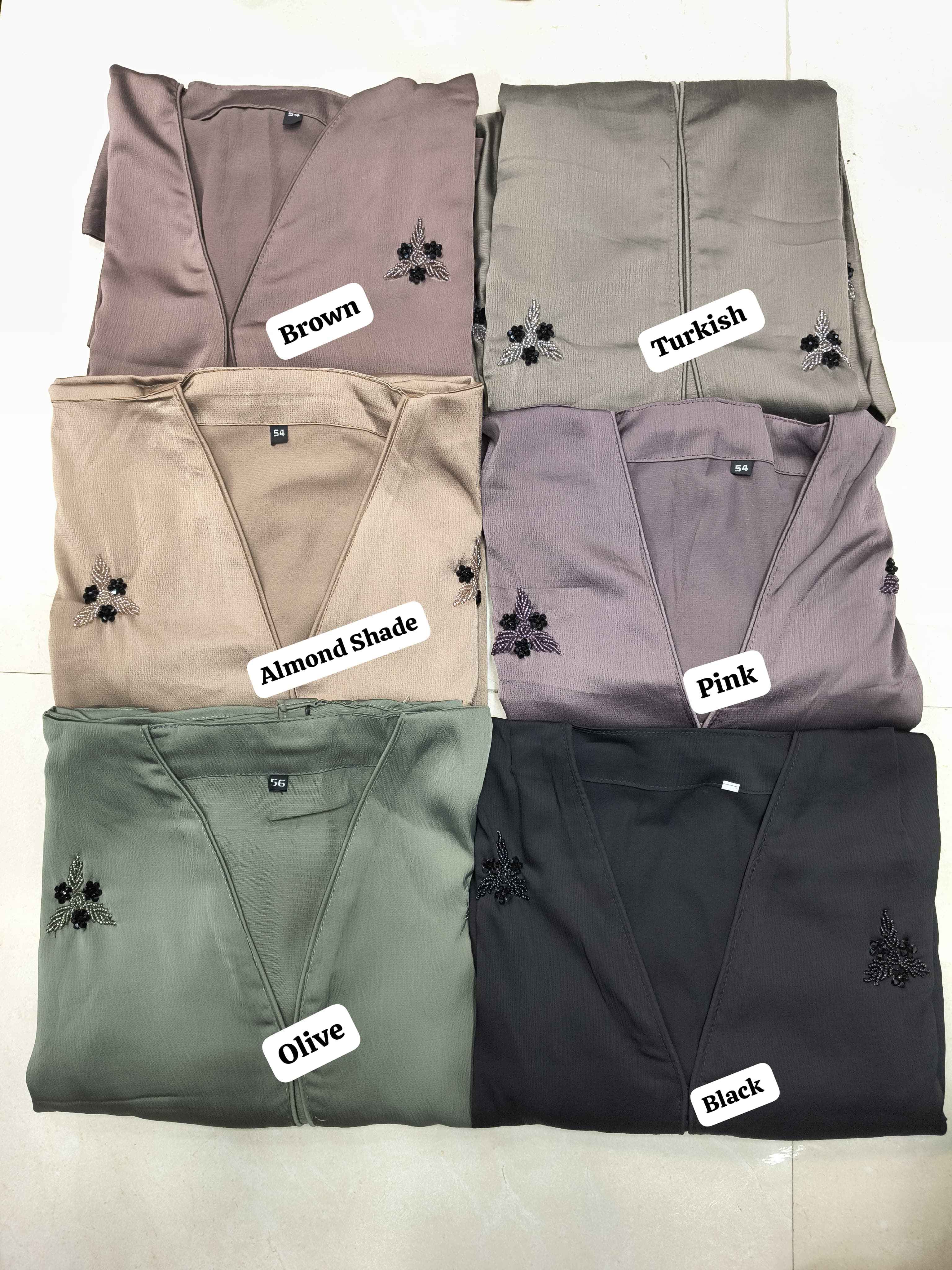 Zareen Abaya Handwork Abaya (Korean Tiktok) (Imported)