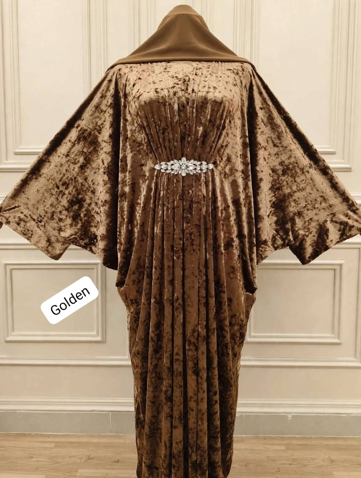 Al Rifa Velvet Abaya Kaftan  Abaya