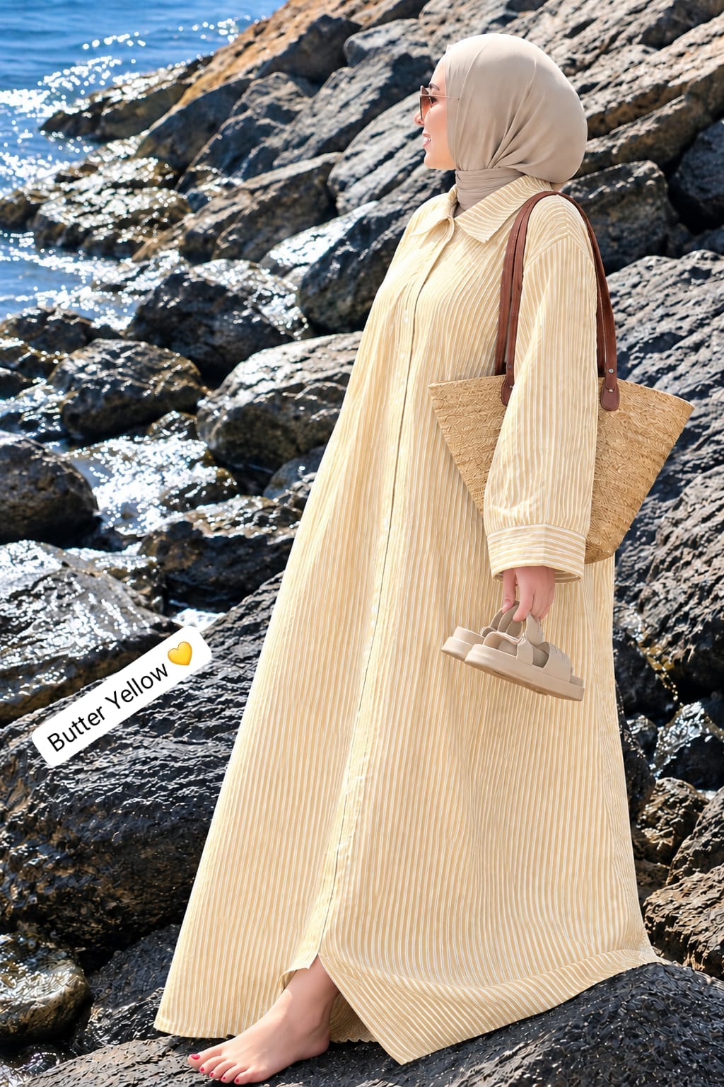 Turkey Lining Shirt Abaya