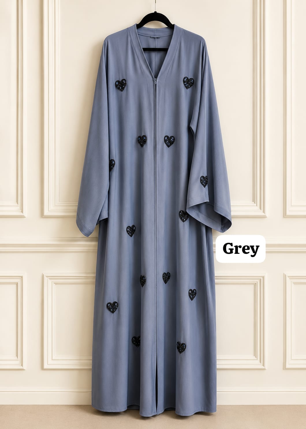 Heart Handwork Abaya Tiktok Fabric Abaya (Imported)