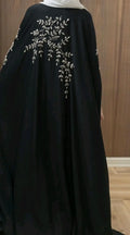 Arabic Kaftan Abaya Handwork Abaya Korean Nida Fabric (Imported)