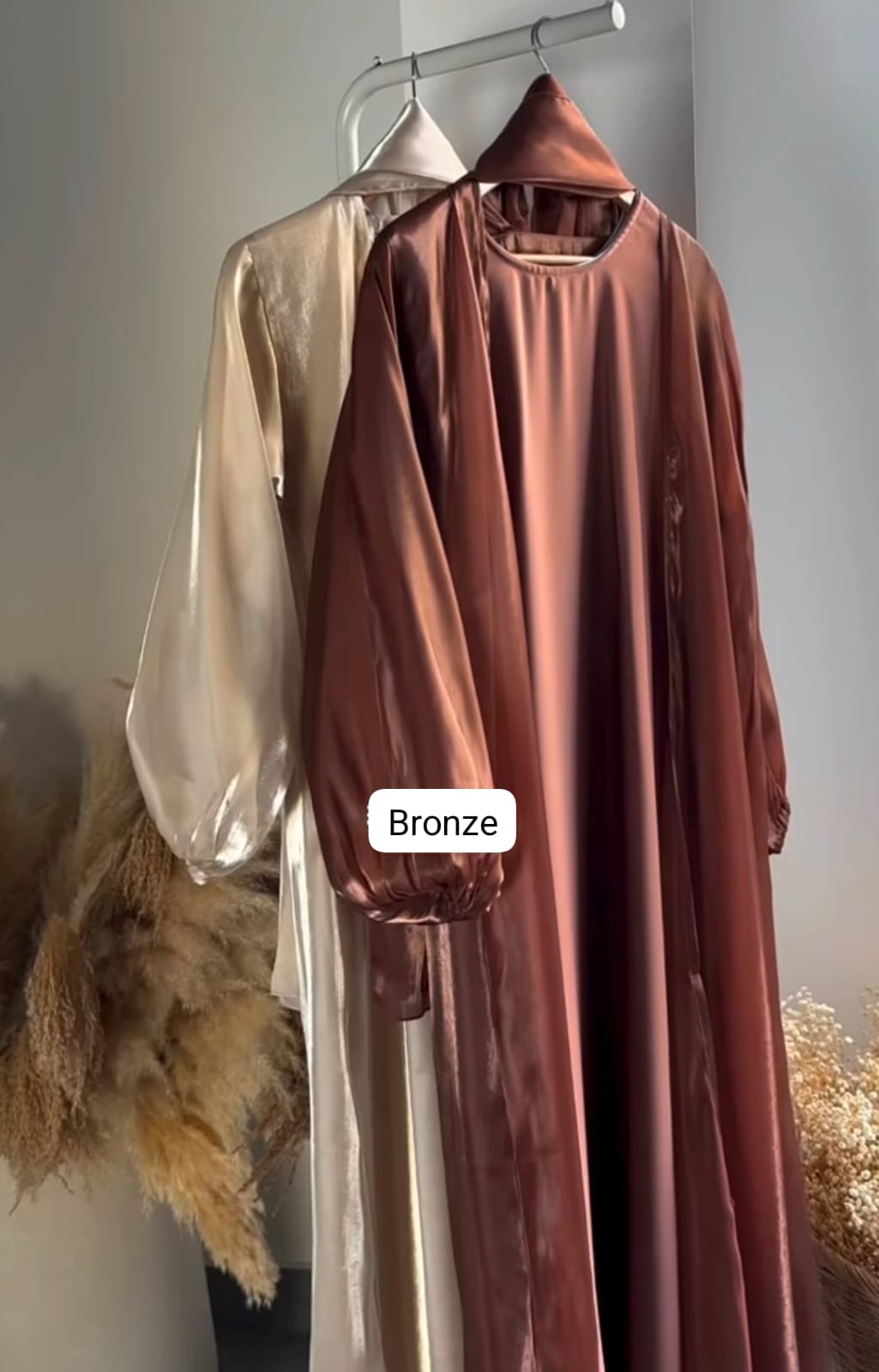 Al Hayaa Luxe Abaya Organza 2pc Shrug Abaya (Imported)