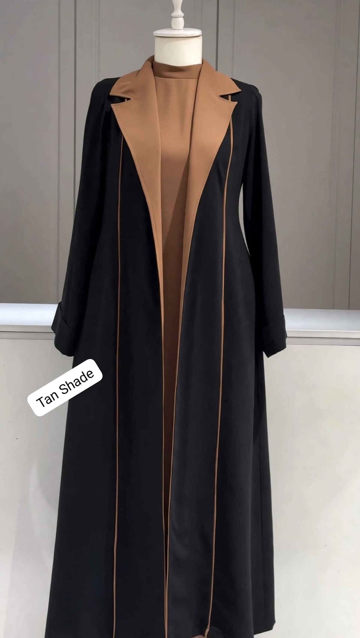 Al Kiswah Coat Abaya Korean Prada Fabric Abaya 2Pc Shrug Abaya (Imported) (UAE)