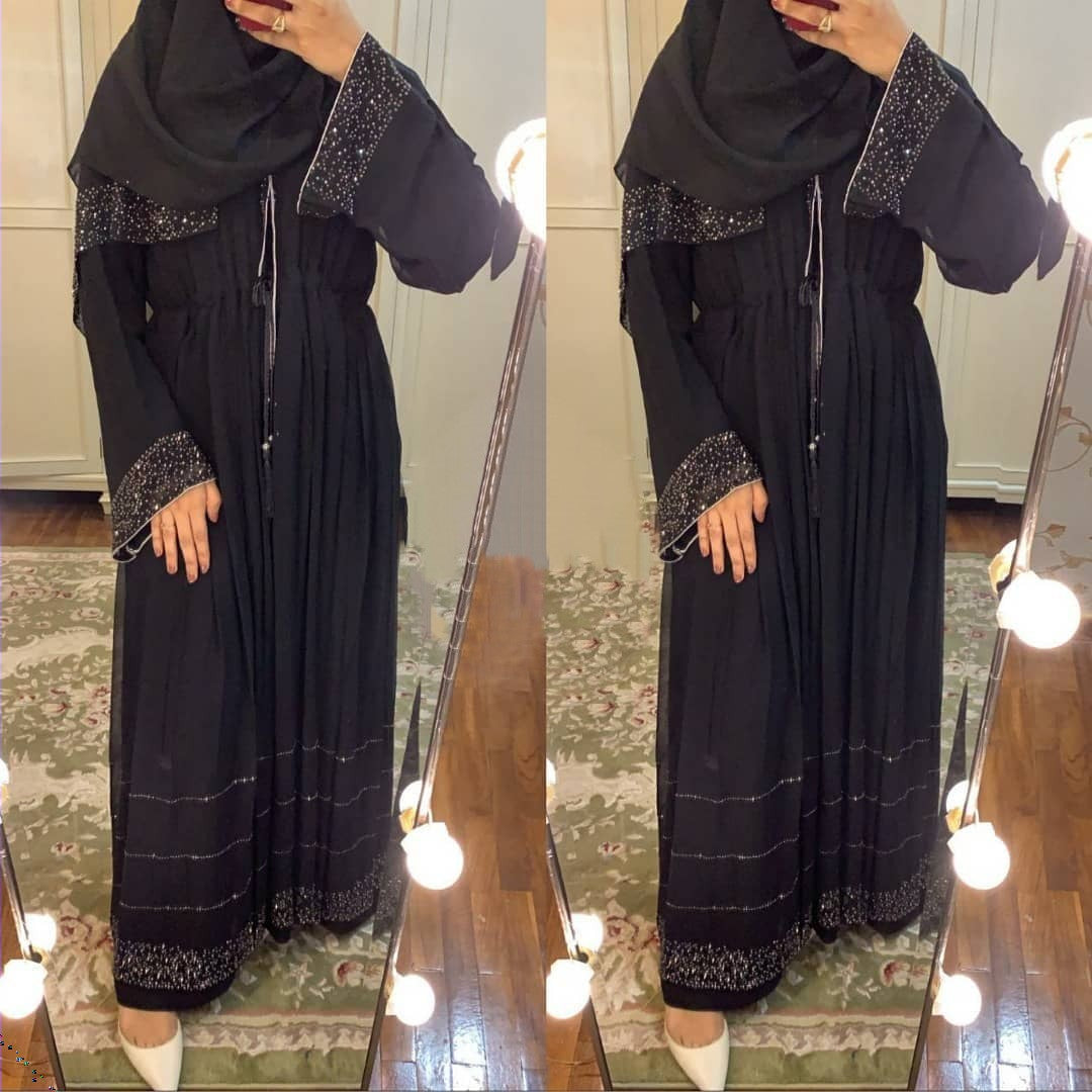 Bridal Dubai Abaya Black Shade - Designer Burqa Store